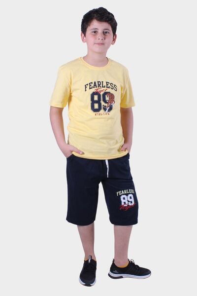 FYK COLLECTİON Muško letnje odelo - kratka majica i kapri pantalone