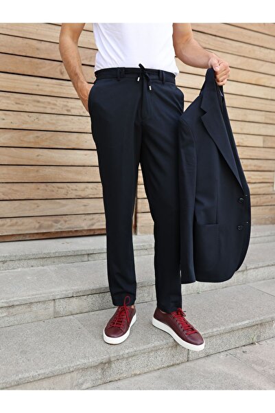 AEK FIORE Erkek Lacivert Jogger Pantolon