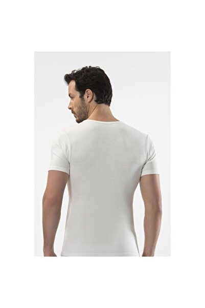 Cacharel - Термофутболка з коротким рукавом і велосипедним коміром 1601/Біла