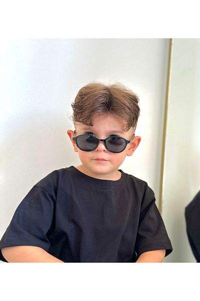 By Donetto New-unisex (1-5 Years) 100% UV Protection Polarized Turquoise Children's Sunglasses