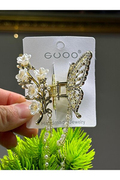 Chocuk مزلاج نسائي كبير الحجم مرصع بأحجار الكريستال للموسم الجديد - مشبك بنمط...