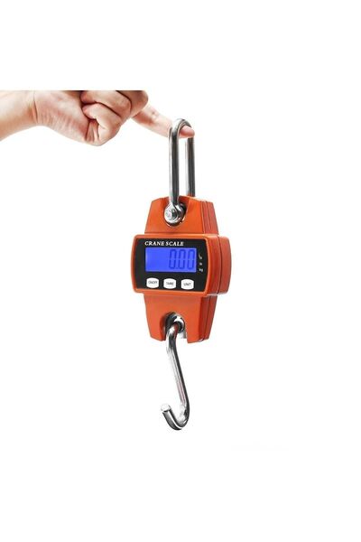 OnlyTech Taşınabilir Dijital ve Elektronik Çengel Tartı Vinç Asma 300kg Kapas...