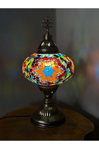 CYL Mosaic Patterned Authentic Dress - Table and Lampshade