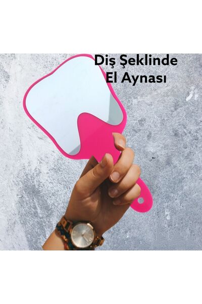 Vulli Diş Şeklinde Pratik El Aynası