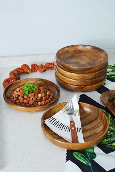 SepetçiBaba Sofia - Acacia 6 Piece Dinner Plate Set