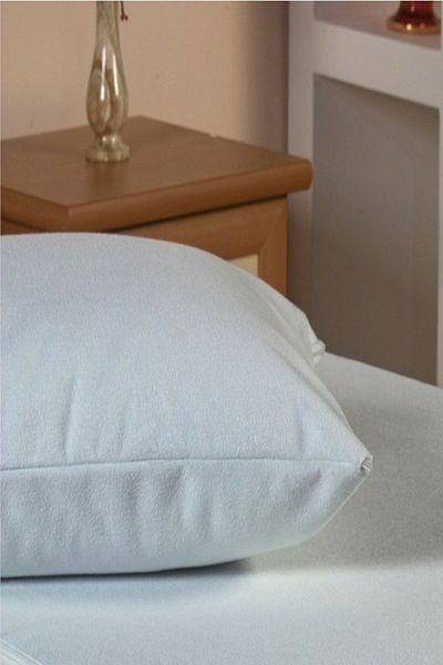 Tekstil Home Liquid Proof 100% Cotton Pillow Protector Mattress 2 Pieces 50x70