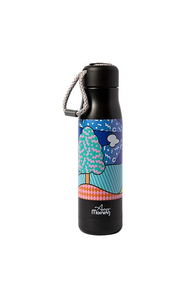 Any Morning Trinkflasche, Edelstahl Thermosflasche, 600 ml