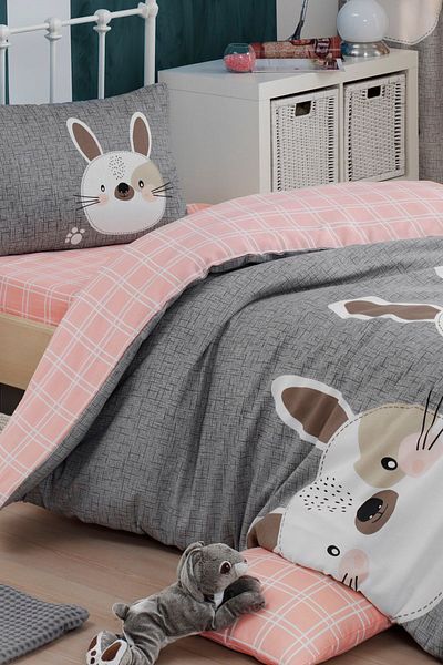 Eponj Home Σετ Πάπλωμα Easy Iron Single Rabbit A