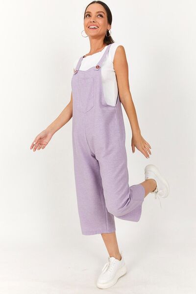 armonika Helllila Gärtner-Overall für Damen ARM-20K001117