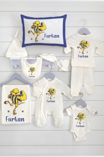 Homamia %100 Organik Isme Özel 10'lu Hastane Çıkışı Kanarya