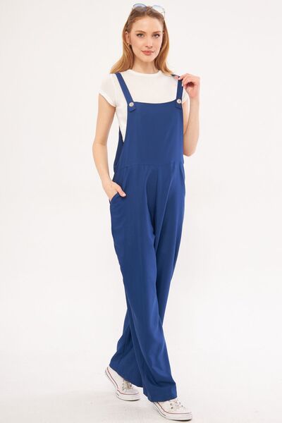 armonika Γυναικεία φόρμα Saks İkosi με τσέπες και φαρδιά πόδια Gardener Model...