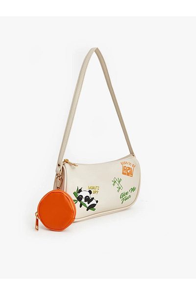 LC Waikiki LCW ACCESSORIES حقيبة يد للفتيات ذات مظهر جلدي