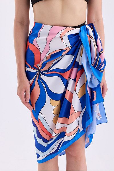 Paragon Țesătură moale și strălucitoare - Hijab Pareo, îmbrăcăminte de plajă fără a arăta lungă (150CM * 95CM)
