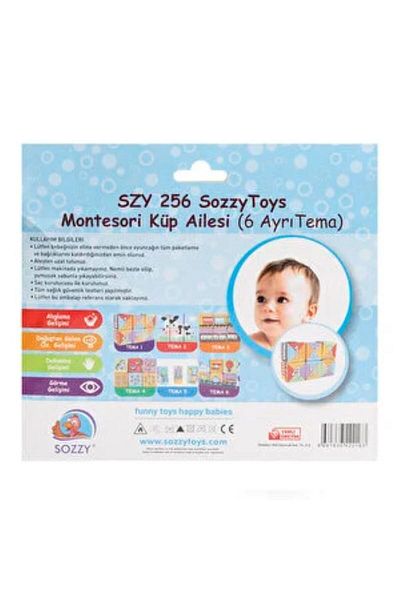 Sozzy Toys SOZZY 6 Ayri Themed Cube Family - Sponge Master Soft Kumash