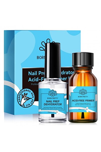 Born Pretty Nail Prep Dehydrator & Acıd-free Primer Set