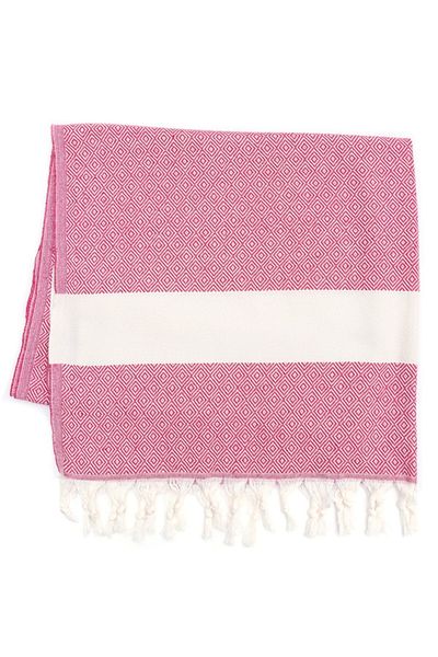 miatamer Πετσέτα θαλάσσης Fuchsia Large Size Peshtemal - 100% Cotton Soft