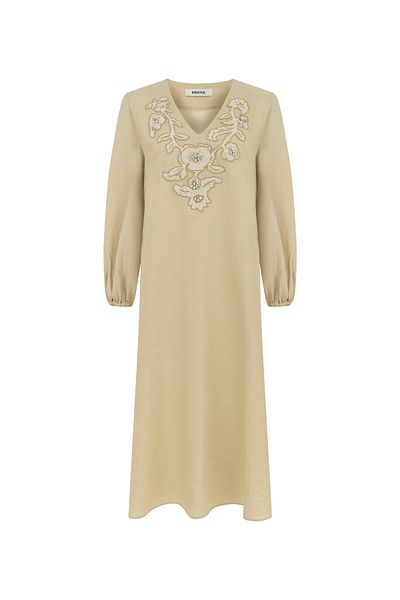 İpekyol Woven Natural Dress