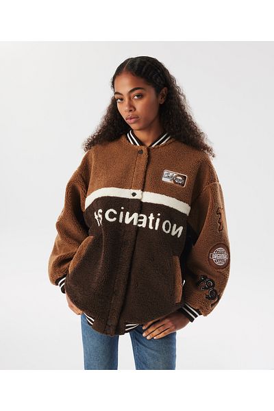 Twist Brown Woven Coat