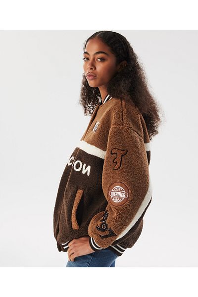 Twist Brown Woven Coat