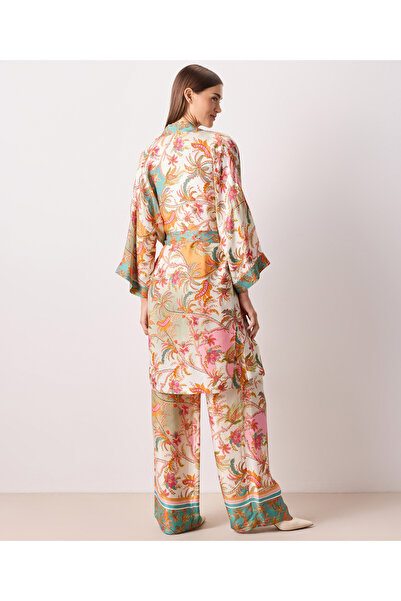 İpekyol Pink Woven Trench Coat