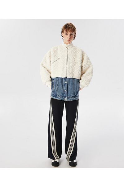 Twist Ecru Denim Coat