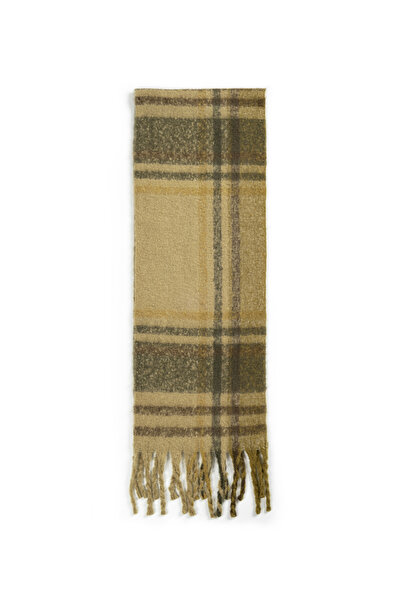 İpekyol Plaid Pattern Scarf