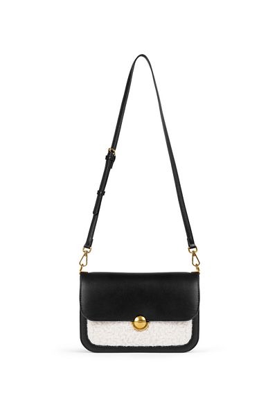İpekyol Colorblock bag with faux fur