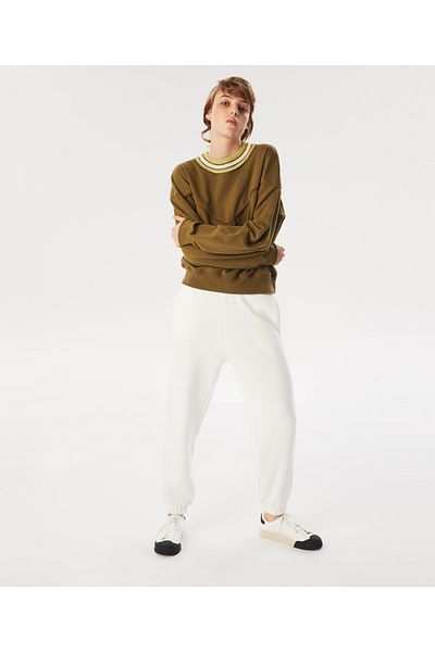 Twist Khaki Knitted Sweatshirt