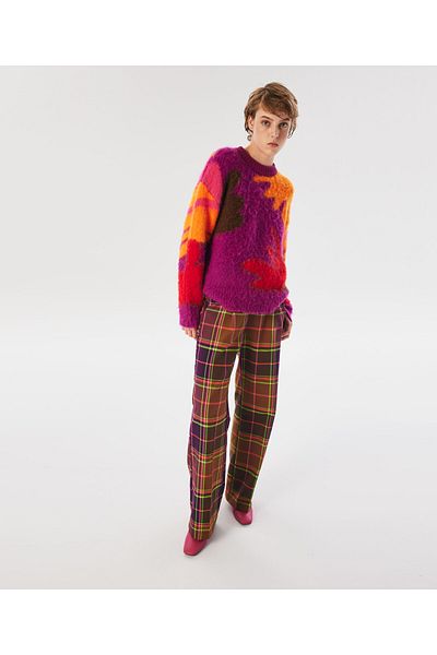 Twist Knitwear Purple Sweater