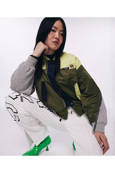 Twist Woven Lime Coat
