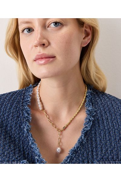 İpekyol Pearl Detailed Artificial Necklace