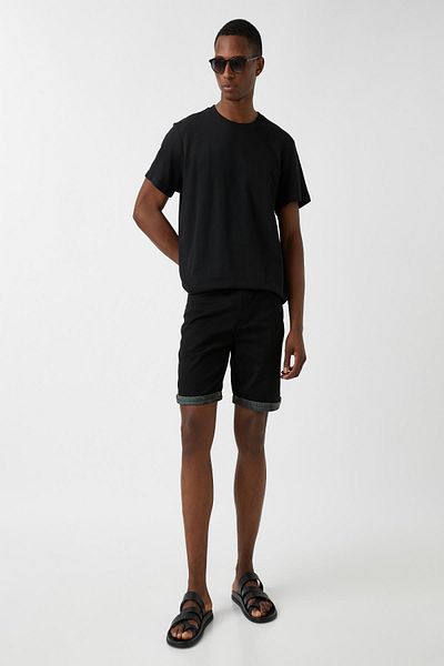 Koton Camouflage Inside Gabardine Shorts