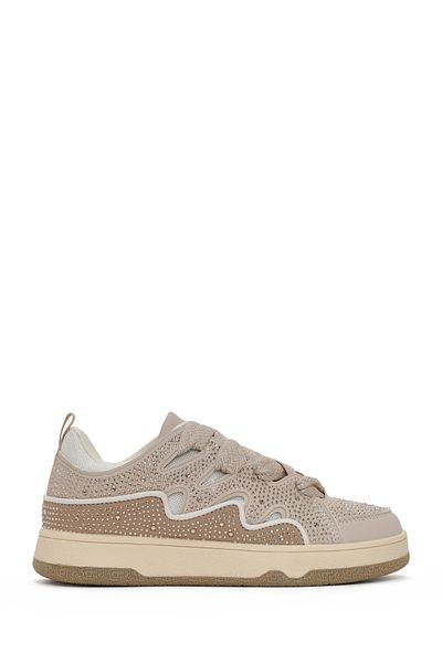 Derimod Beige Sneaker - Women's, Stoned, 24sfd431614