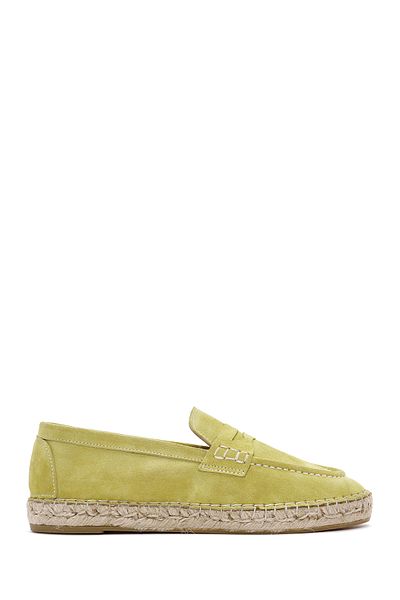 Derimod Yellow Suede Women's Espadrille - 24sfd152810