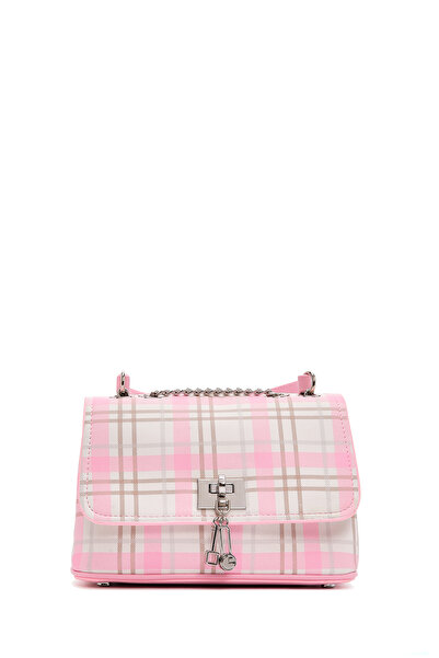 Derimod Pink Printed Women's Crossbody Bag - Long Strap 24SBD247426