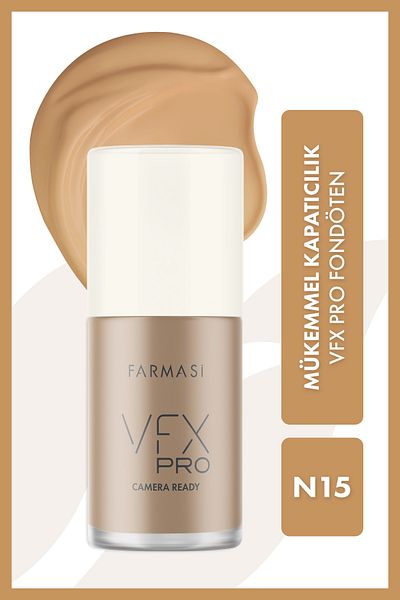 Farmasi Vfx Pro Camera Ready Foundation N15 30 ml