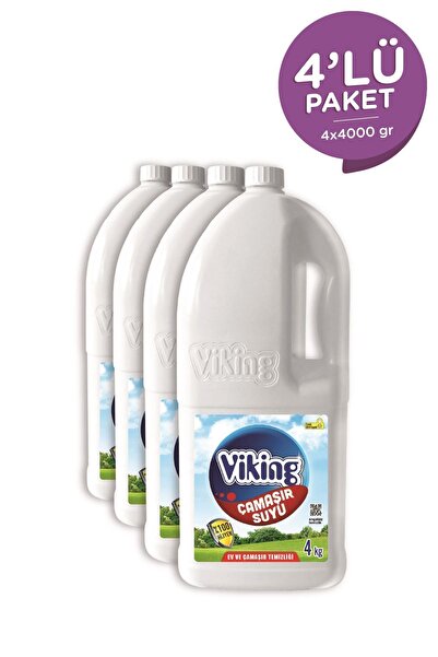 Viking Çamaşır Suyu 4 Kg 4 Adet