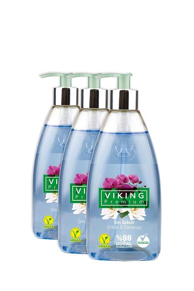 Viking Premium Liquid Soap Orchid & Gardenia 500 ml 3 Pieces