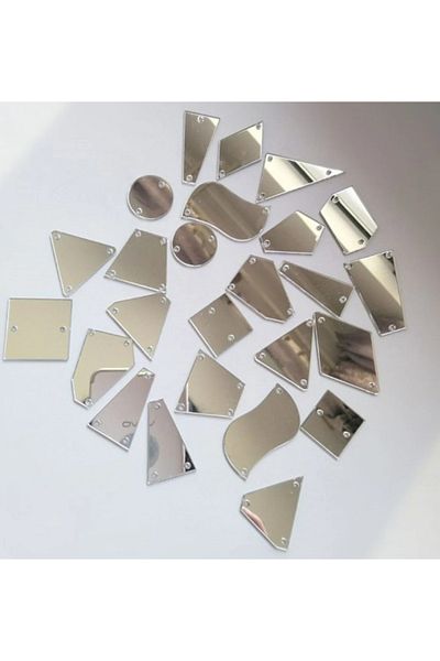 YENİ HEDİYELİK DÜNYAM 3cm 20 τεμάχια Henna Dispensing Acrylic Material - Κολλητικό με τρύπες