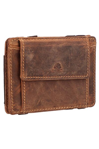 Greenburry Vintage Magic wallet RFID leather 10 cm