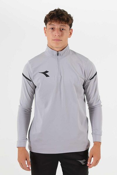 Diadora Alto Training Tracksuit Single Top Gray
