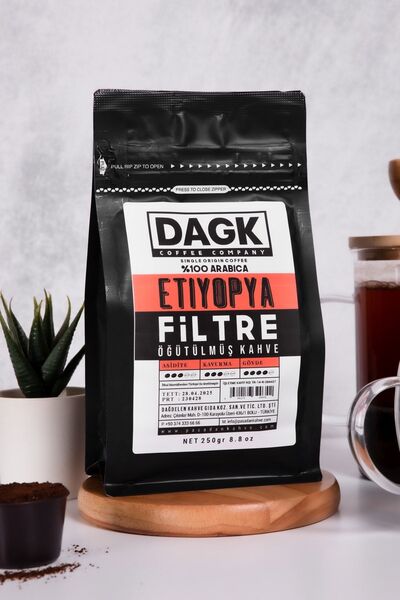 Dagk Filtre Kahve Etiyopya 250gr Öğütülmüş