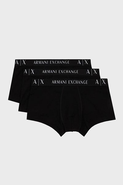 Armani Exchange Ανδρικά μποξεράκια βαμβακερά 3 πακέτα 957028   Cc282 50020