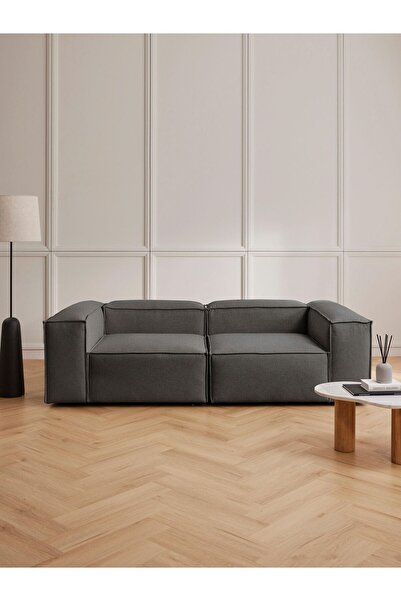 DREAM GARDEN Erduran Mobilya Angelo 2 Modül Modüler Koltuk Ikili Kanepe Keten...