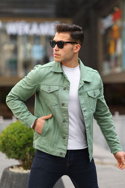 comstar Ανδρικό τζιν τζιν μπουφάν A Quality Slim Fit