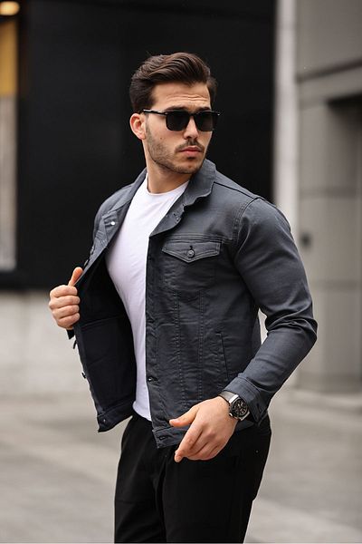 comstar Ανδρικό τζιν τζιν μπουφάν A Quality Slim Fit