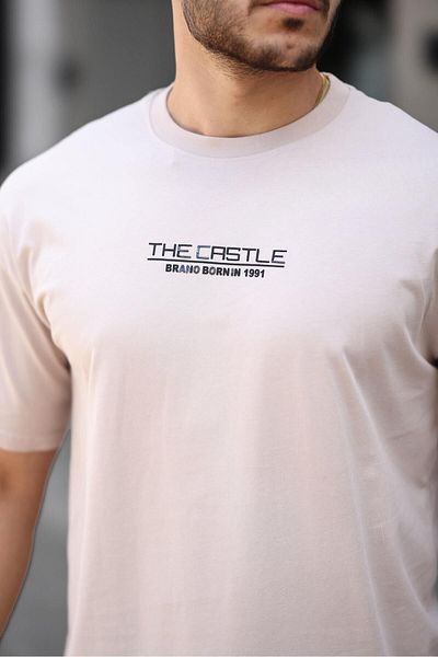 comstar Ανδρικό μπλουζάκι Oversize - The Castle Design