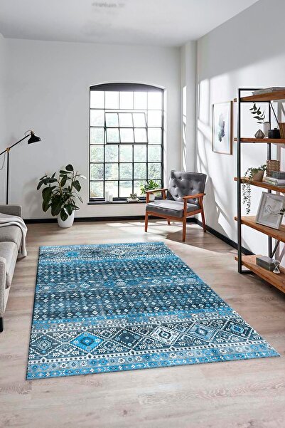 EY HOME Yeni Tasarım Etnik Desenli Yıkanabilir Yolluk Mutfak Salon Koridor Ha...