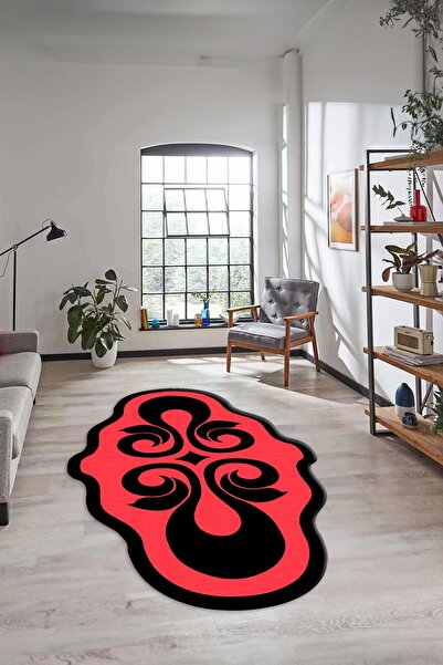 EY HOME Digital Printed Non-Slip Base Washable Laser Cut Stylish Runner Kitchen Living Room Carpet