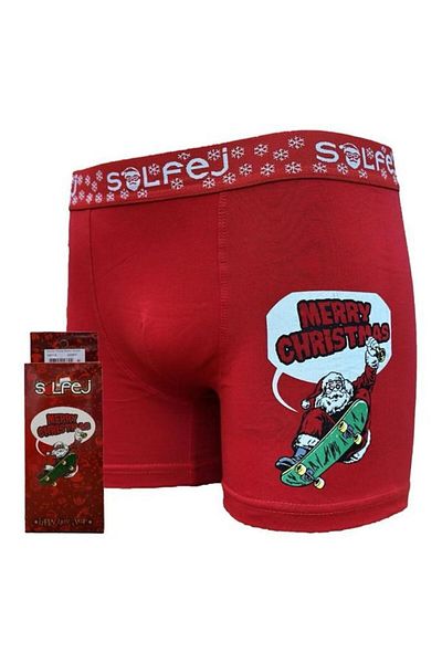 SOLFEJ BOXER Solfege New Year Themed Red Color Boxer